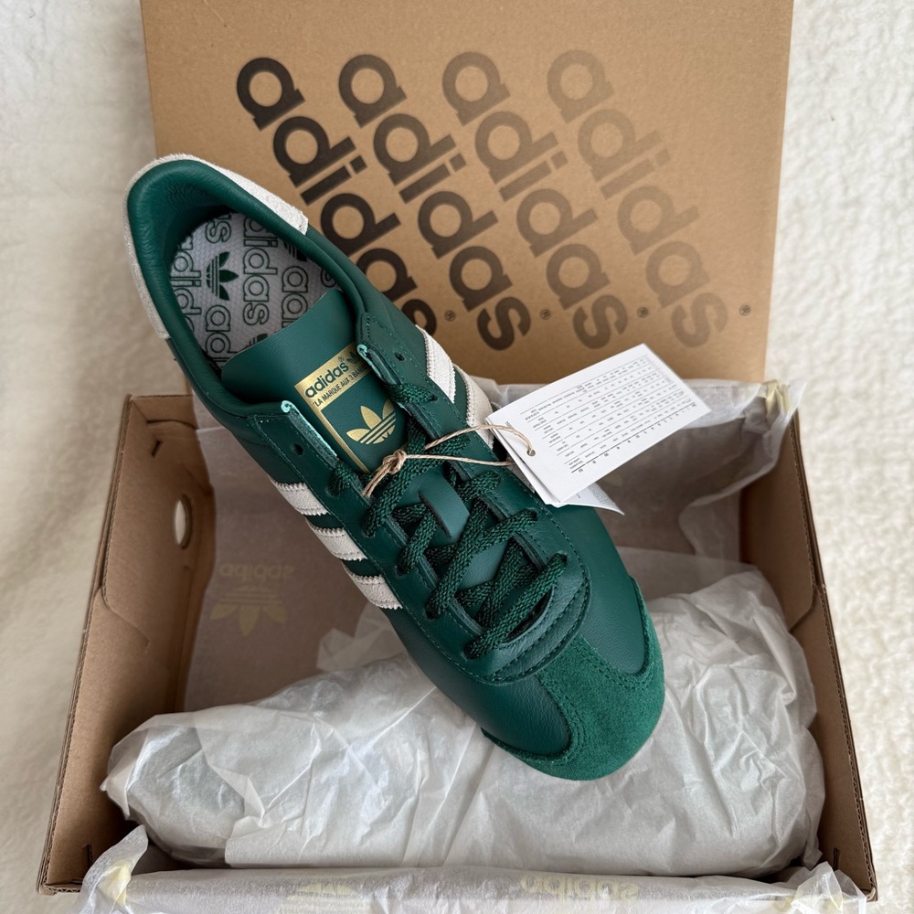 Adidas Men's Country OG Green Sneakers, Size 6.5